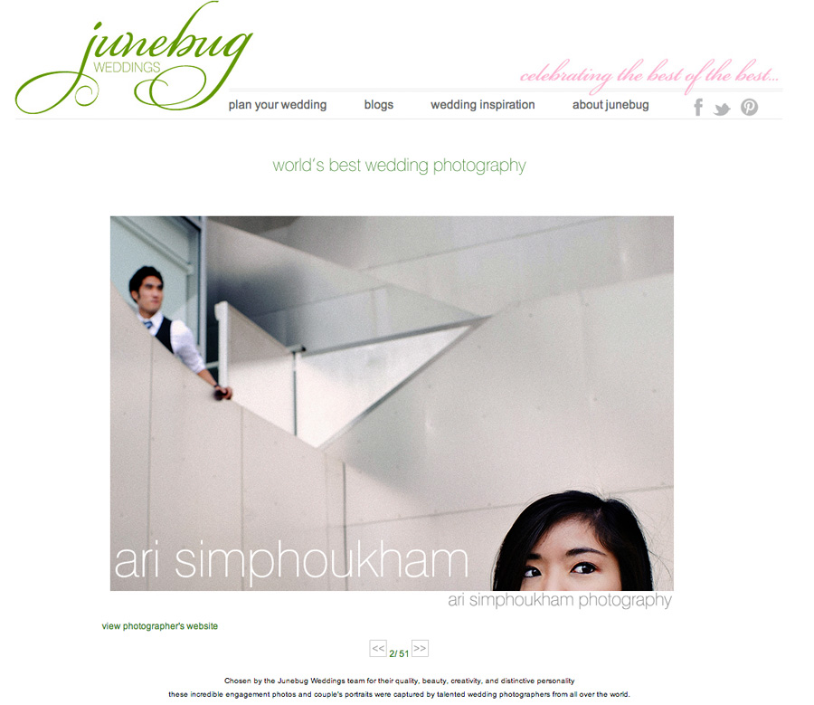 Junebug Weddings’ Best of the Best Engagement Photos 2013